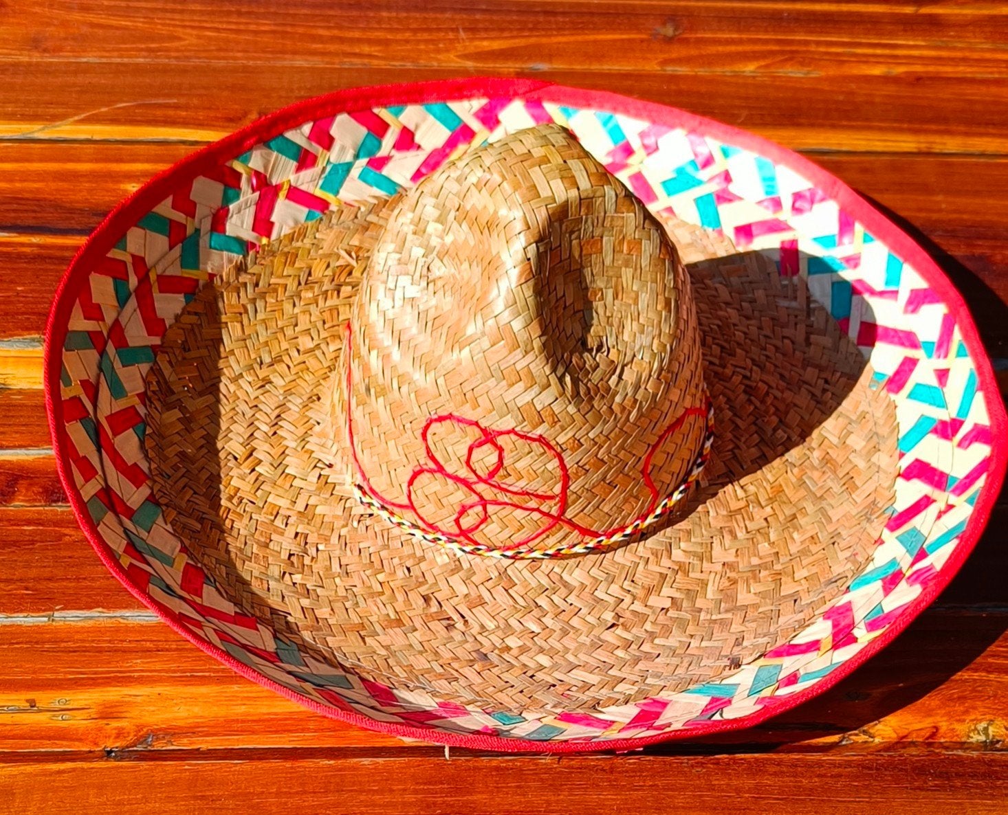 nieuwe sombrero, Mexicaanse strohoed, Hobby en Vrije tijd, Ophalen of Verzenden, Nieuw, Feestartikel