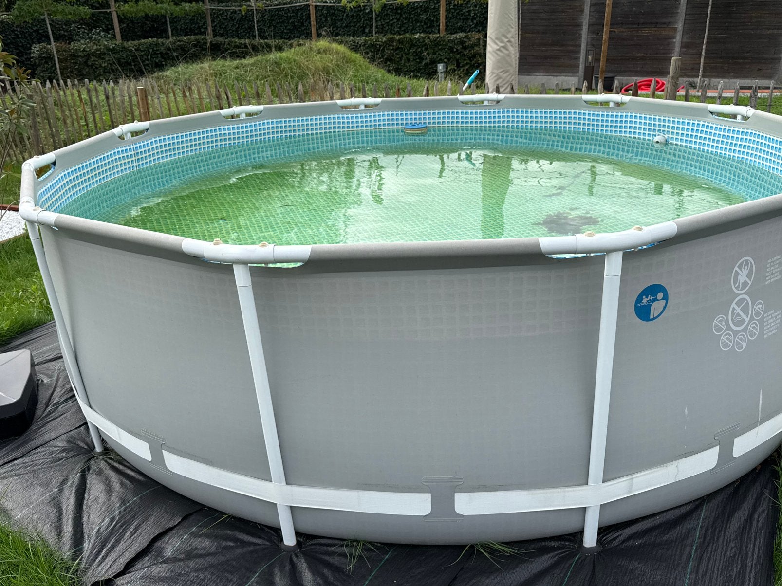 Intex opzet zwembad, Ophalen, Gebruikt, 80 tot 120 cm, Rond