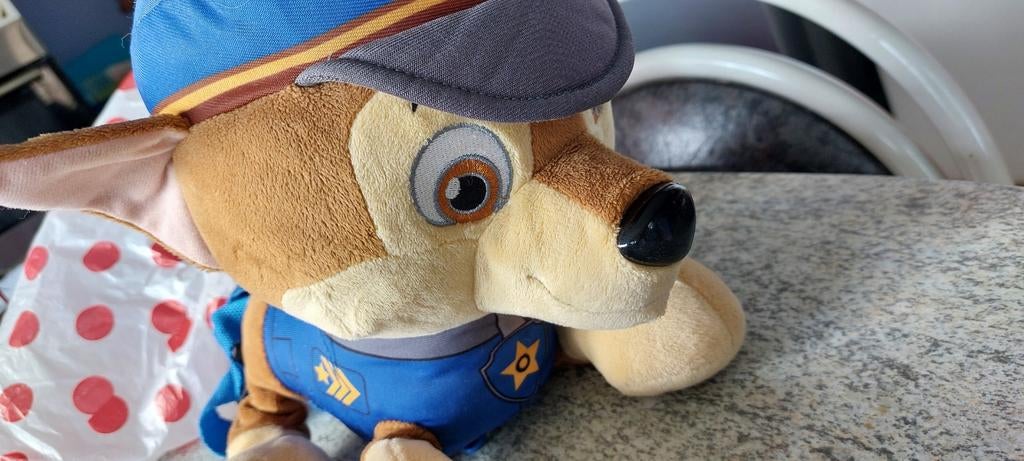 Grote knuffel Paw Patrol Chase als NIEUW, Enlèvement ou Envoi