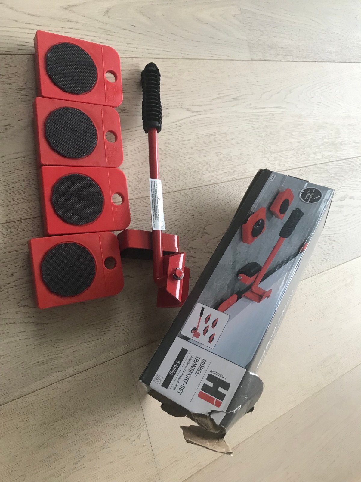 outil transport roller, Enlèvement