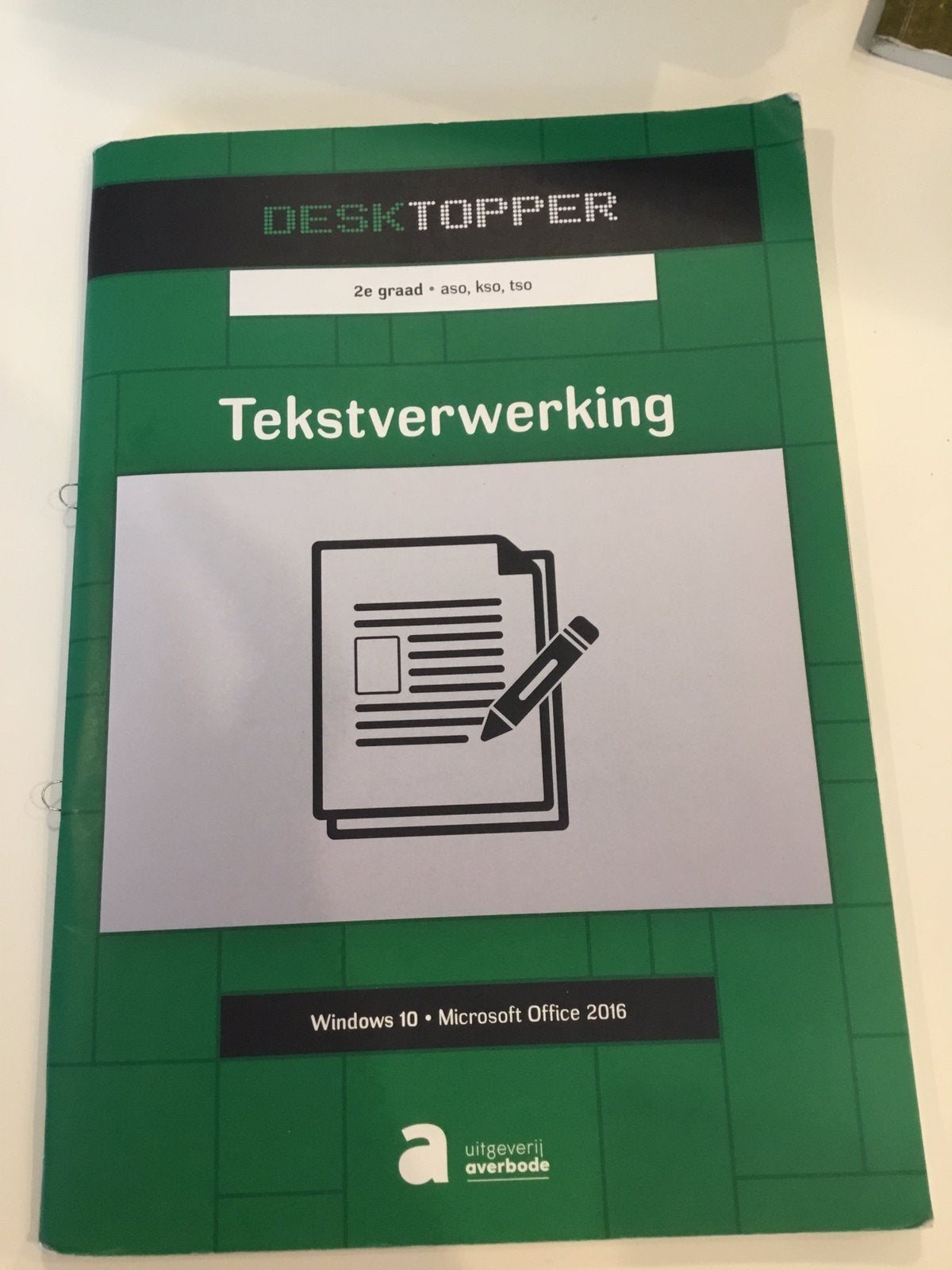 Desktopper tekstverwerking 2e graad, Livres, Informatique & Ordinateur, Enlèvement, Comme neuf, Logiciel