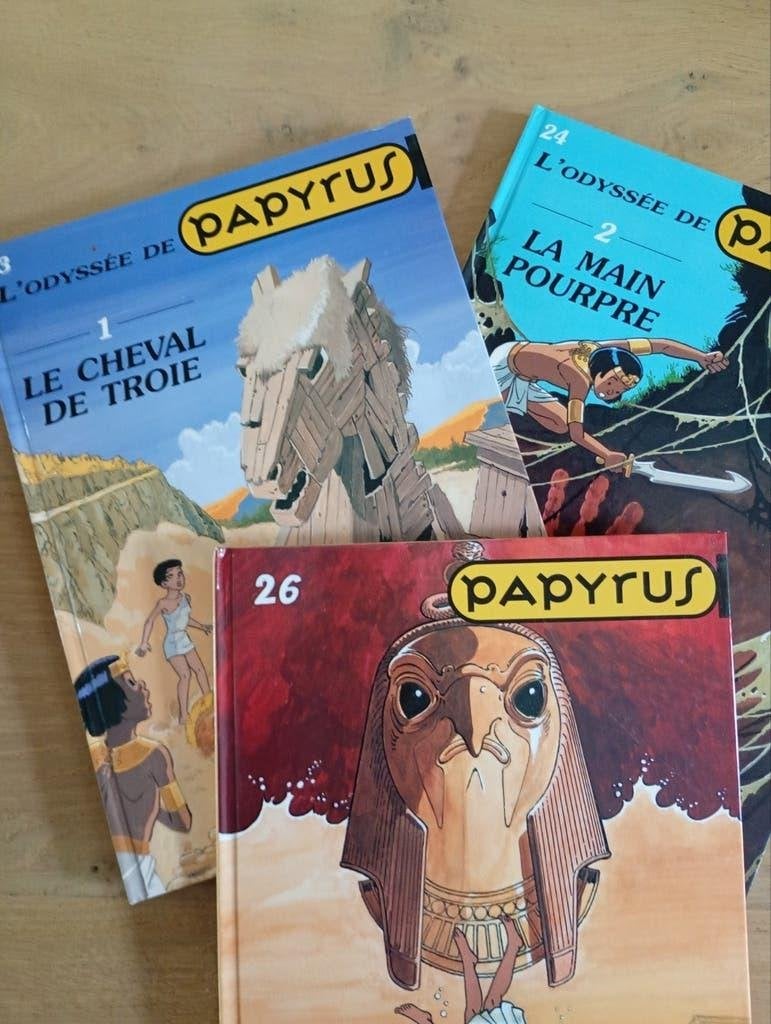Lot Papyrus 23 24 26 De Gieter EO TBE, Plusieurs BD, De Gieter, Enlèvement ou Envoi, Comme neuf