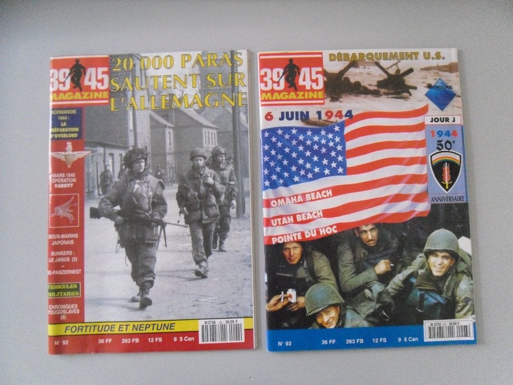 10 revues "39 - 45 Magazine", Enlèvement ou Envoi, Général, Deuxième Guerre mondiale, Utilisé