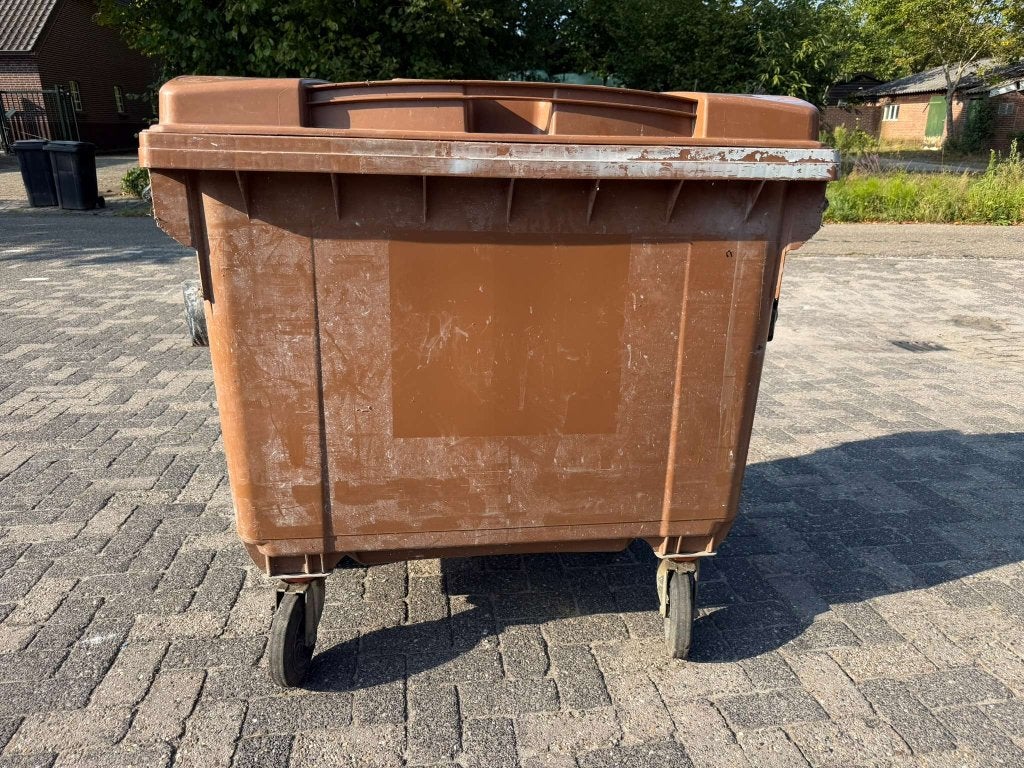 Kunststof rolcontainer 660 liter Direct leverbaar container, Niet ingevuld, Kunststof, Gebruikt, Niet ingevuld