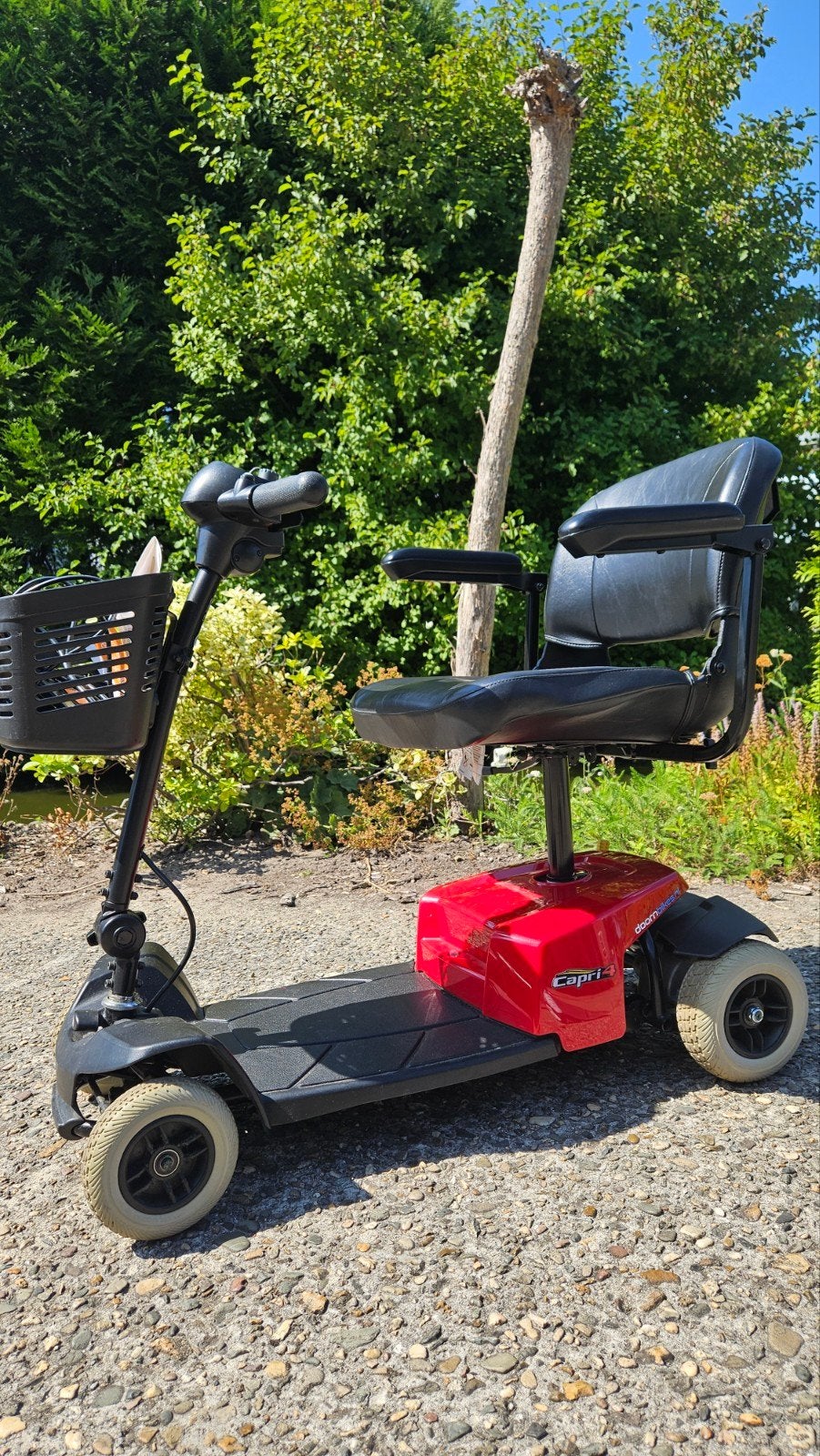 trottinette de voyage pliable Pride Capri4, Enlèvement, Pliant, Comme neuf, Fauteuil roulant électrique
