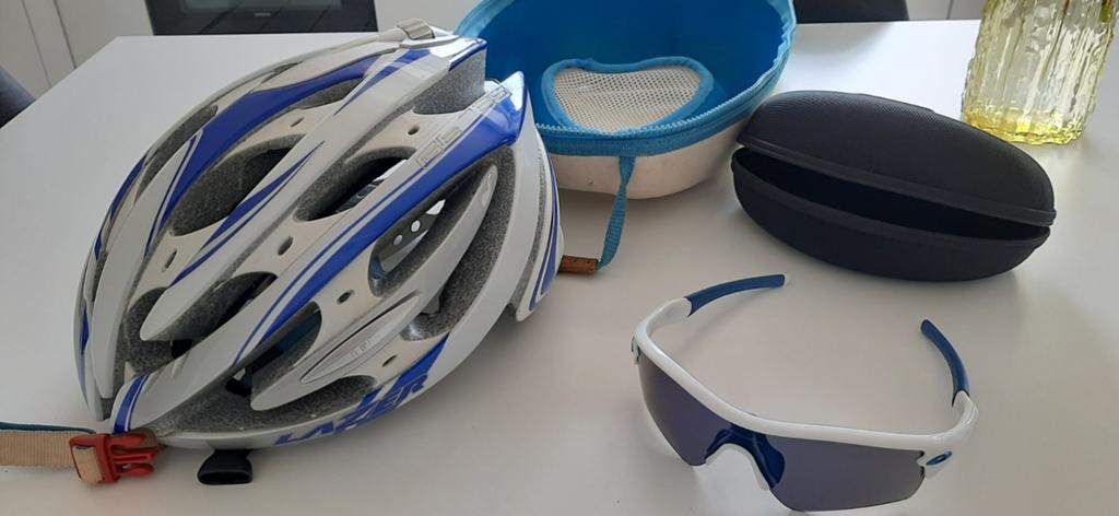 Helm met bril Oakley, Sport en Fitness, Ophalen of Verzenden, Helm