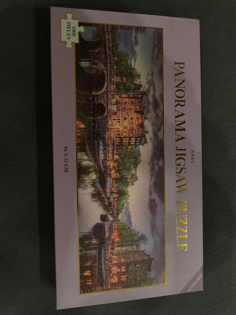 Panorama puzzel, Hobby en Vrije tijd, Ophalen, 500 t/m 1500 stukjes, Zo goed als nieuw, Legpuzzel