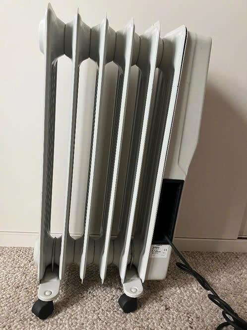 Mobiele elektrische radiator, Ophalen, Gebruikt, 800 watt of meer, Radiator