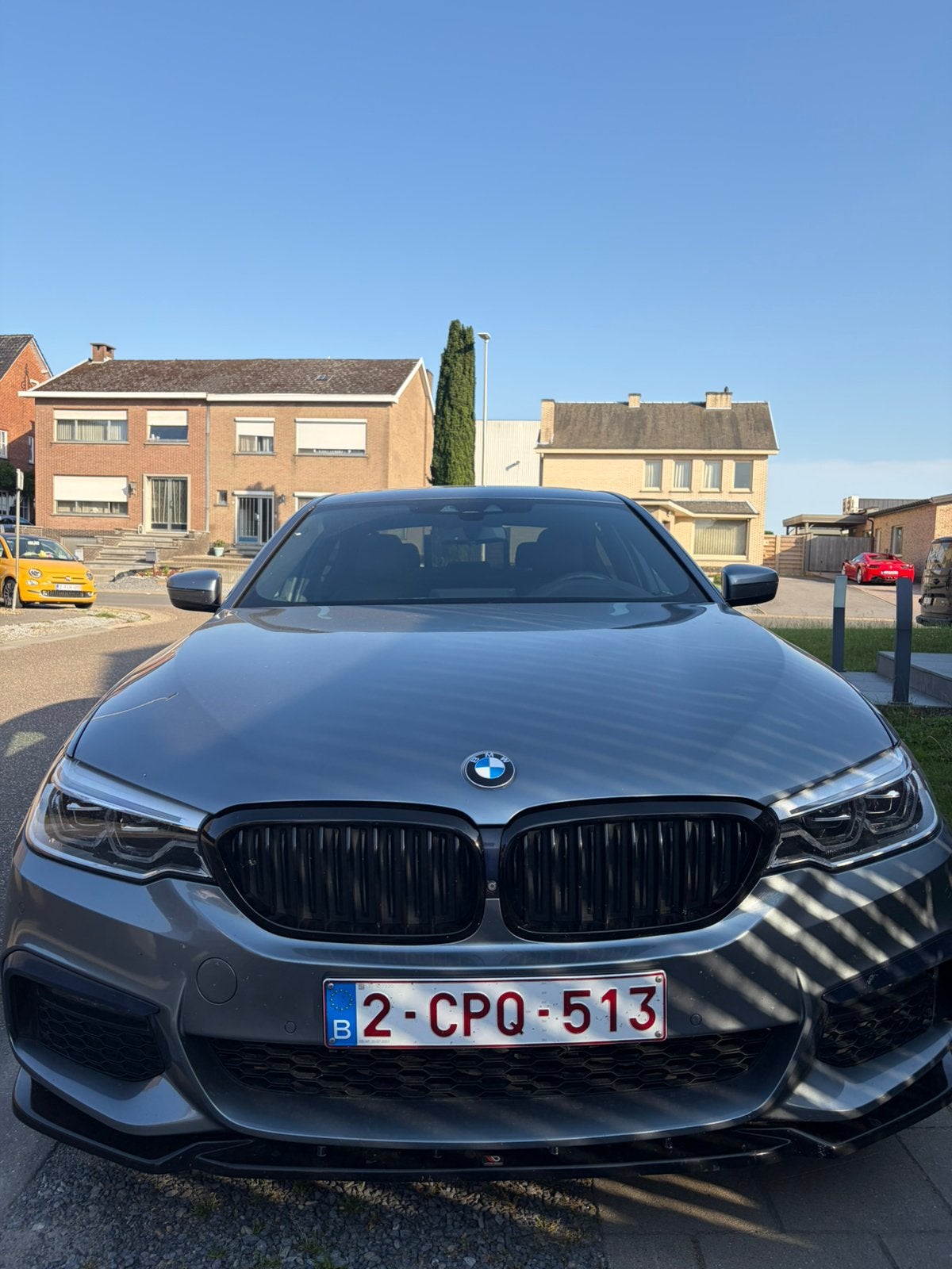Bmw 530e M-Sport (Dealer onderhouden) (Full Maxton Kit), Autos, Cuir, 4 portes, Noir, Automatique