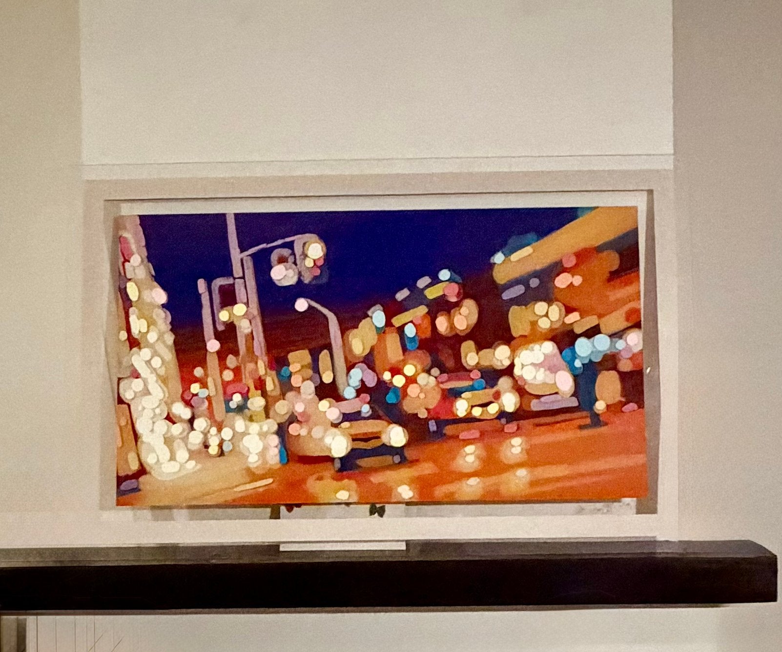 Carl Soete – origineel stadsgezicht / City Lights –, Antiek en Kunst, Ophalen