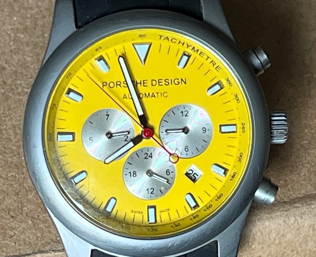 Montres hommes, PORSCHE DESIGN, Automatique. SWISS., Envoi, Comme neuf, Montre-bracelet