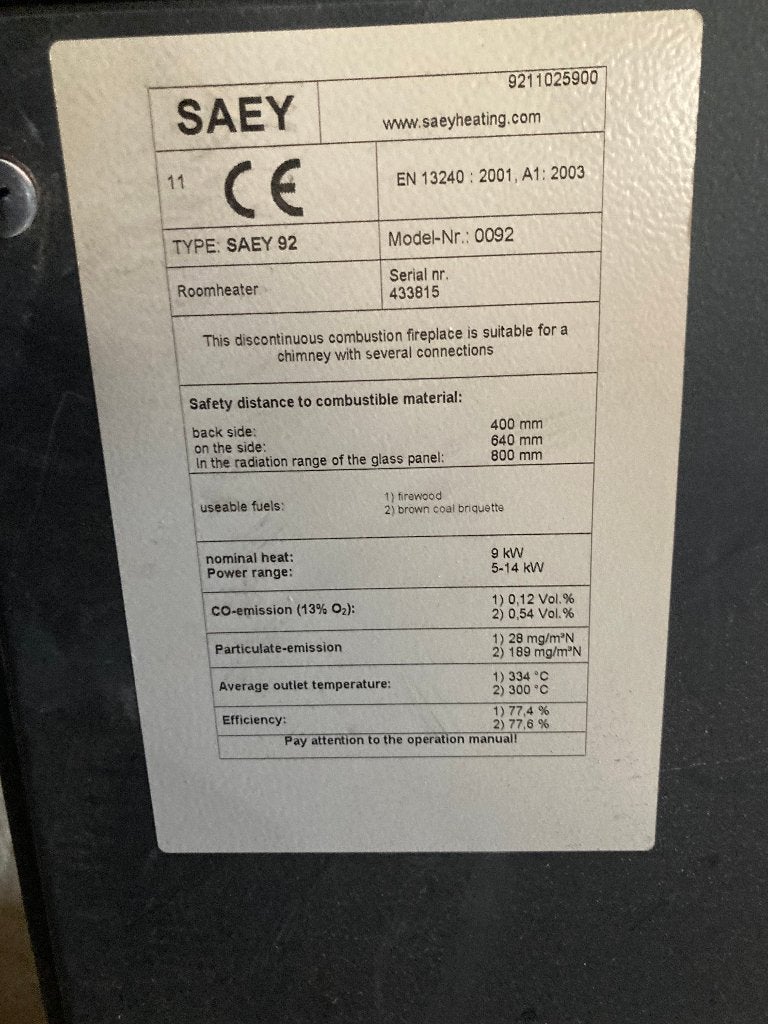 kachel, Ophalen, Gebruikt, Vrijstaand