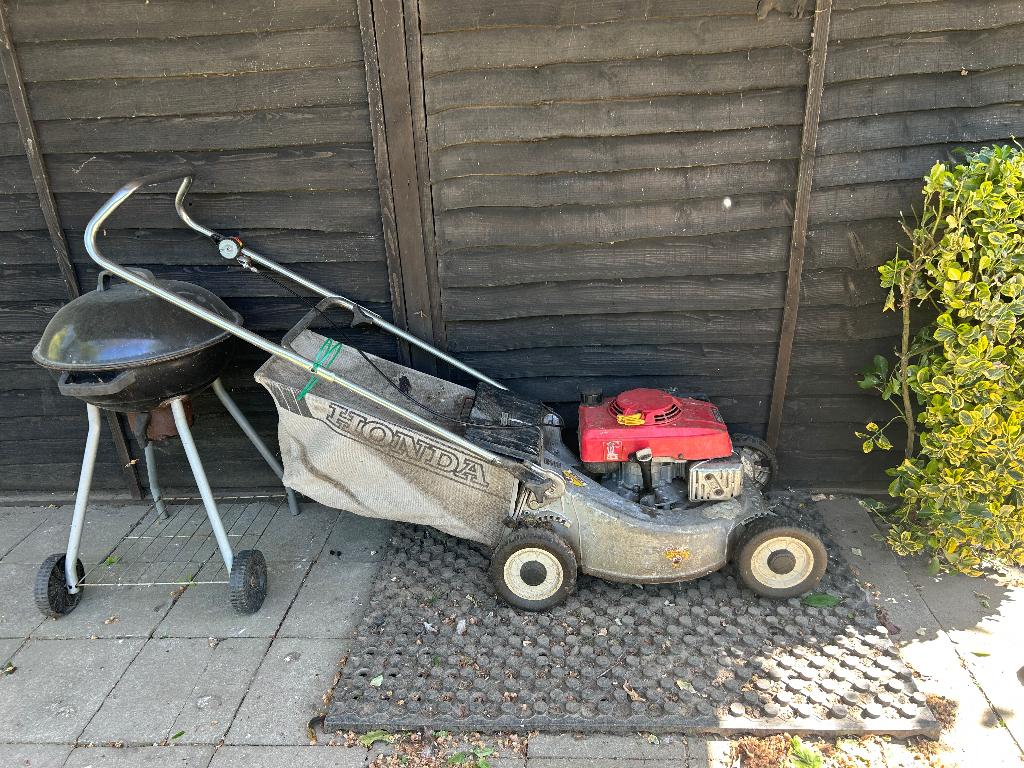 HONDA Grasmaaier, Tuin en Terras, Grasmaaiers, Gebruikt, Benzine-grasmaaier, Opvangbak, Ophalen