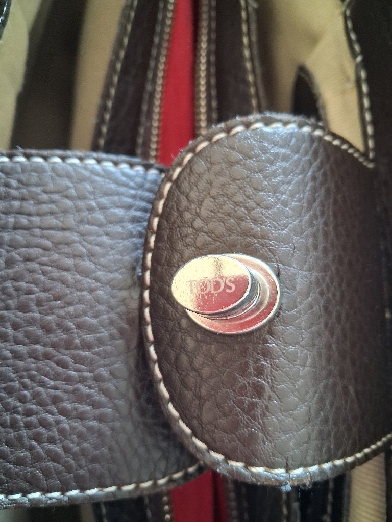 Handtas Tods, Handtassen en Accessoires, Ophalen, Zo goed als nieuw, Bruin, Handtas