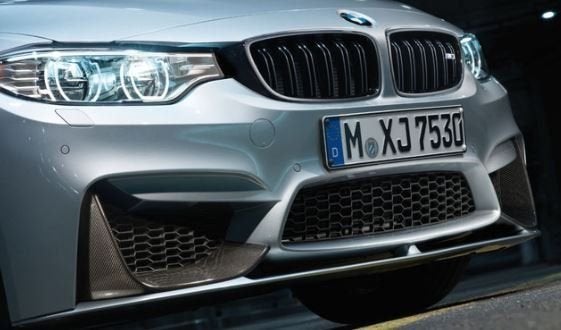 M Performance mat zwart voorbumper lip spoiler set nieuw BMW, Nieuw, Ophalen of Verzenden, -, Achterklep