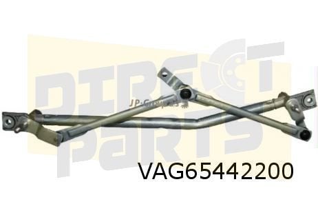 Skoda Fabia (-4/07) wissermechaniek voorzijde (zonder motor), Autos : Pièces & Accessoires, Neuf, -, Skoda, -