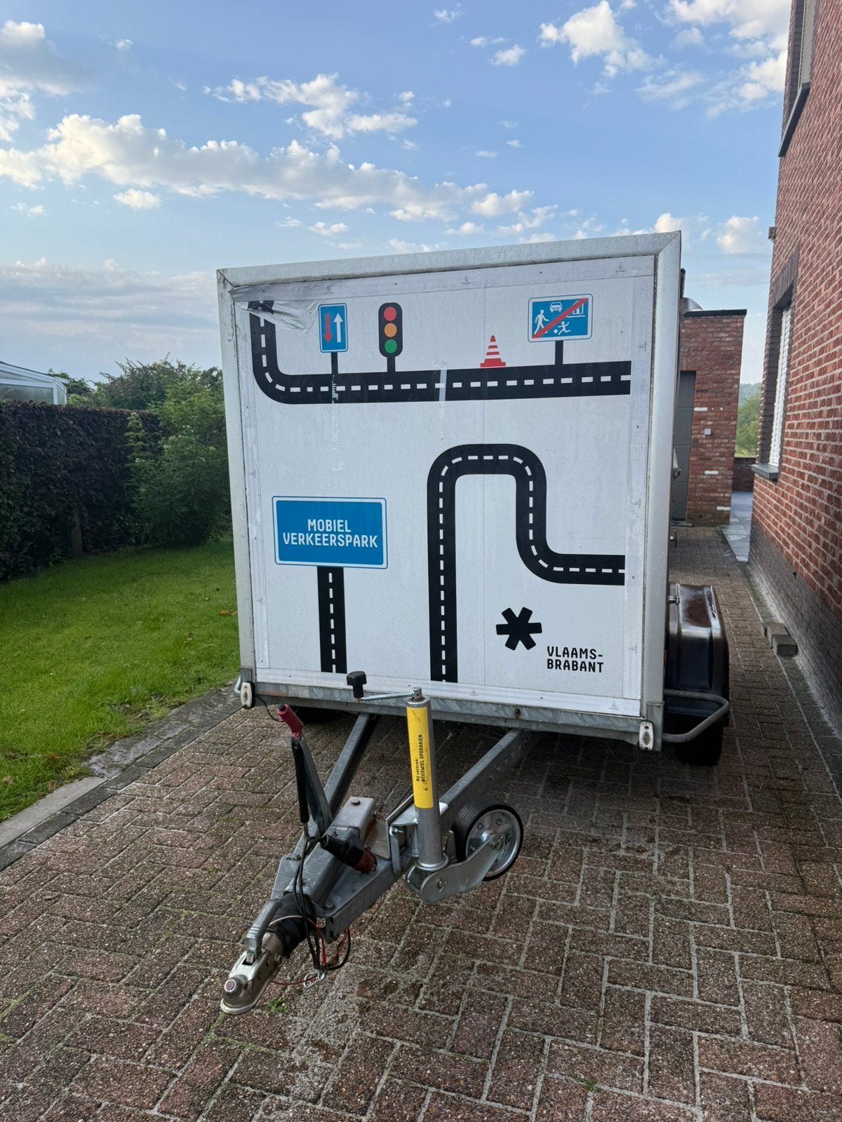 Gesloten aanhangwagen, Auto diversen, Aanhangers en Bagagewagens, Ophalen, Zo goed als nieuw