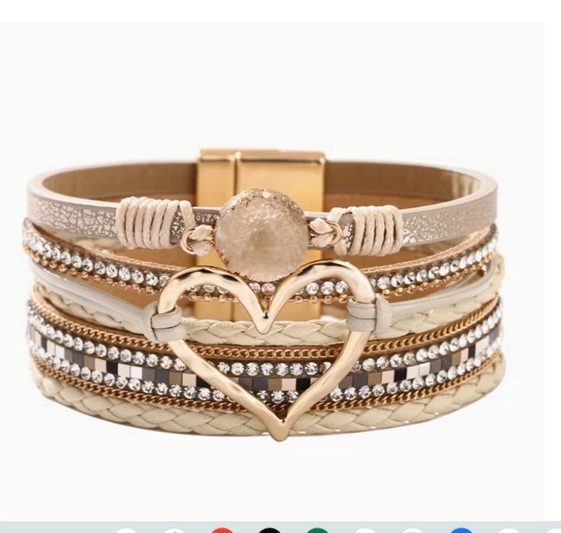 Mooie nieuwe armbanden 4 € stuk, Ophalen of Verzenden, Nieuw, Overige kleuren, Overige materialen