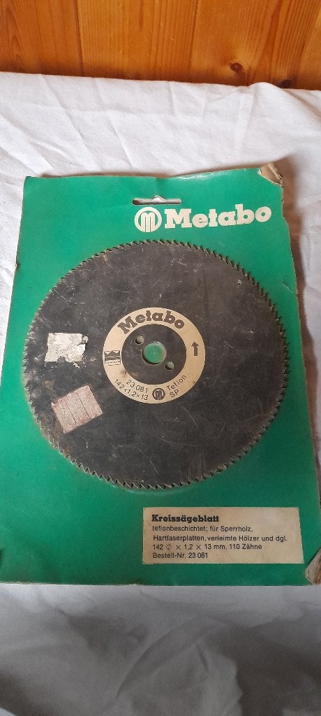 Metabo teflon cirkelzaagblad, Doe-het-zelf en Bouw, Gereedschap | Zaagmachines, Ophalen, Nieuw, Cirkelzaag, Metabo