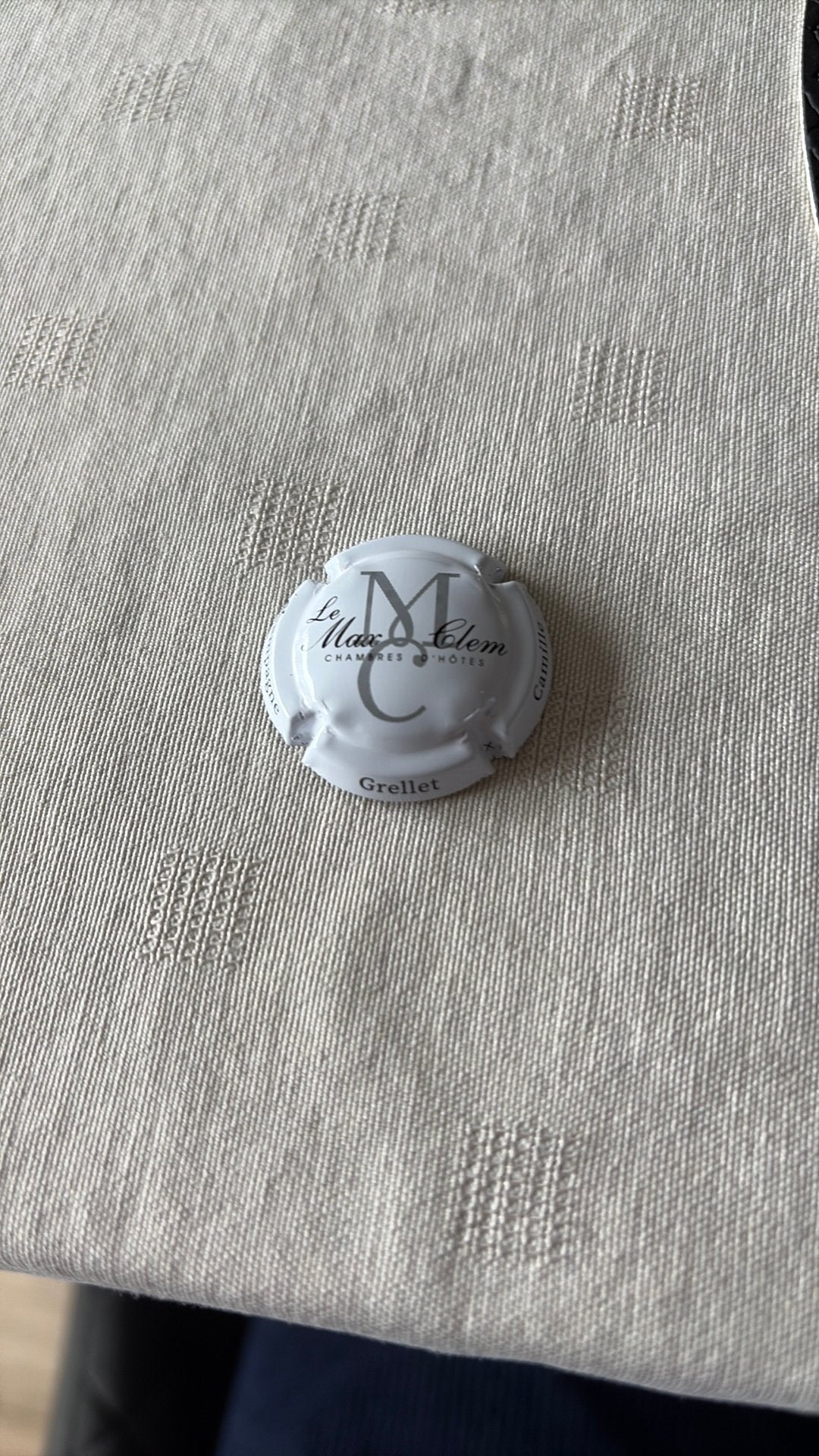 Champagne capsule Le Max Glem, Ophalen of Verzenden, Zo goed als nieuw