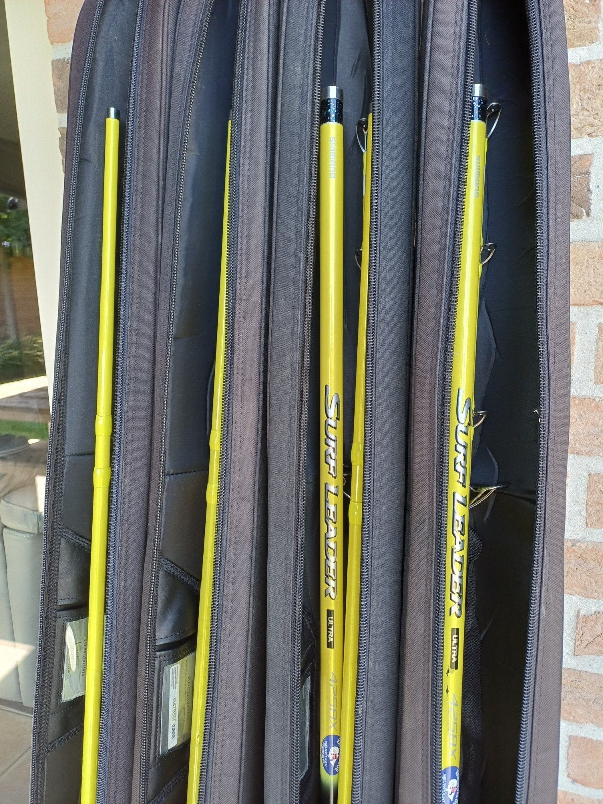 4 x Shimano Surf Leader Ultra 425BX, Enlèvement, Utilisé, Canne à lancer