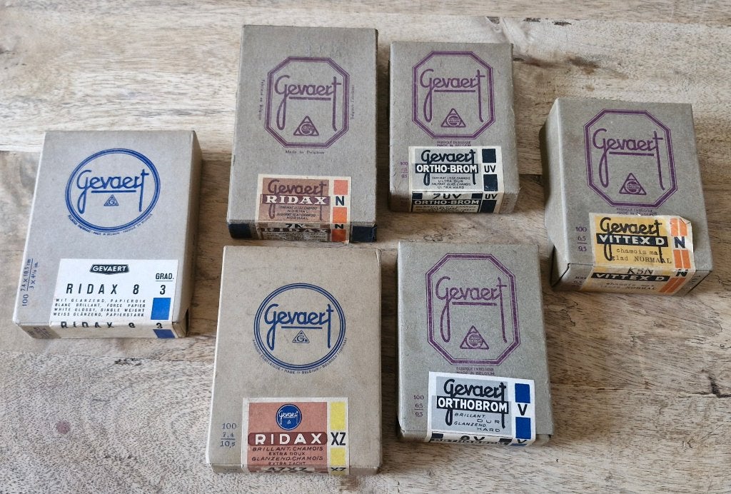 Papier photo-labo ancien GEVAERT, Enlèvement, Comme neuf