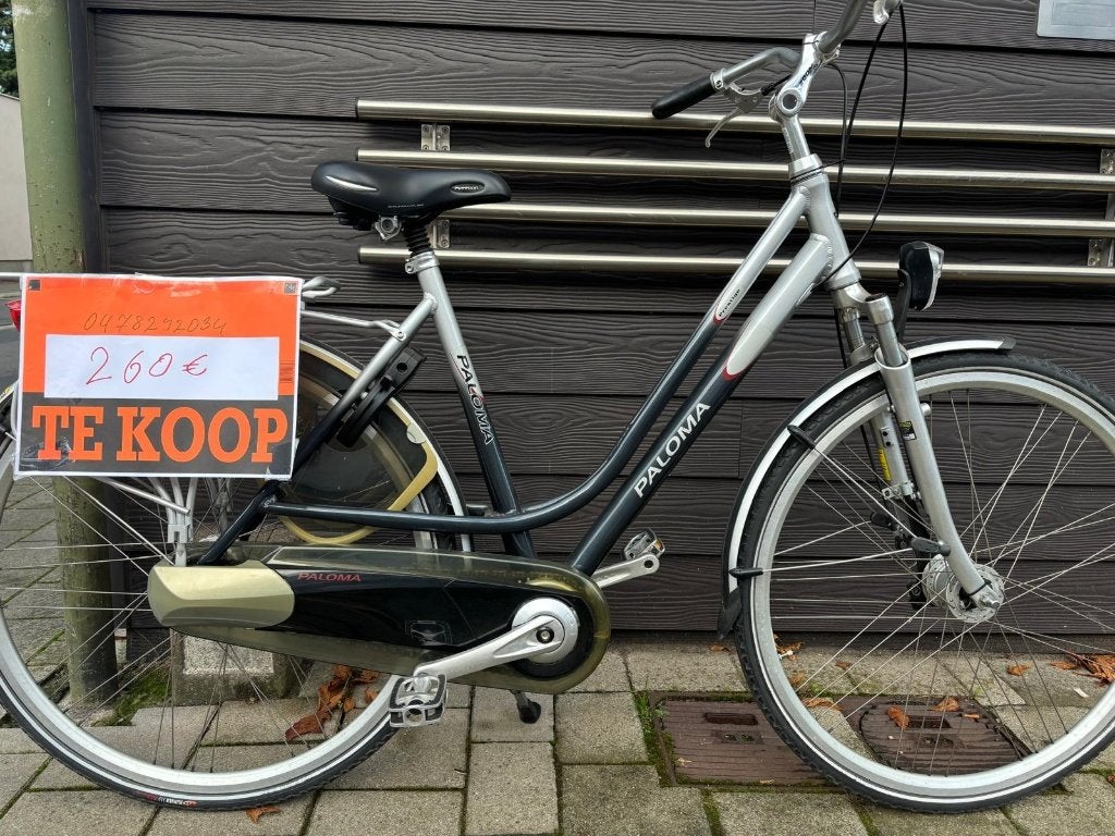 ALUMINIUM DAMESFIETS, Ophalen, Zo goed als nieuw, Versnellingen