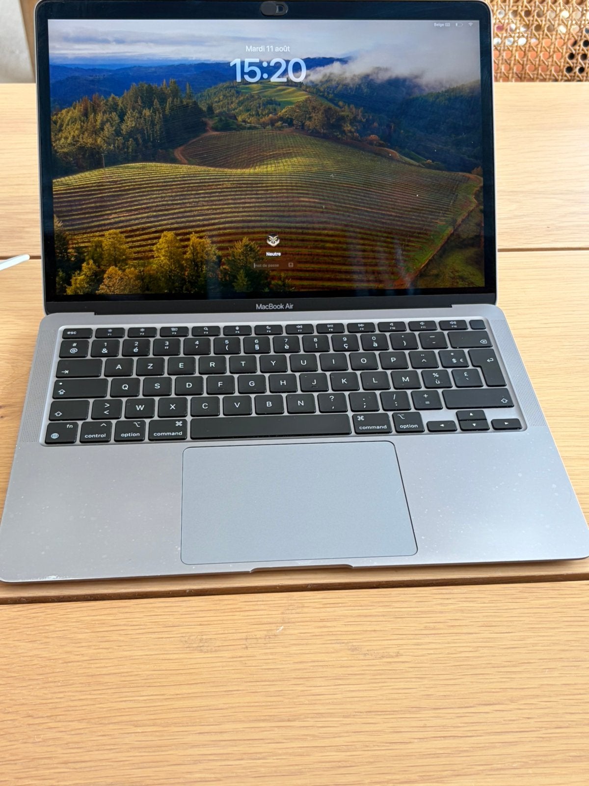 Macbook Air M1 8gb ram - 256gb, Informatique & Logiciels, Apple Macbooks, Enlèvement ou Envoi, Comme neuf, MacBook
