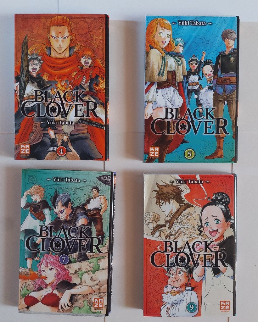 Black Clover 4, 5, 7 et 9, Neuf, Enlèvement ou Envoi, Plusieurs comics, Japon (Manga)