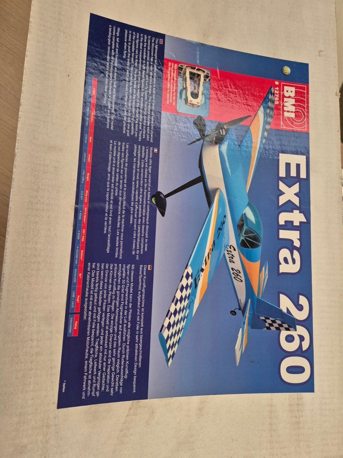 Extra 260 1370mm, Hobby & Loisirs créatifs, Enlèvement, Neuf, Électro