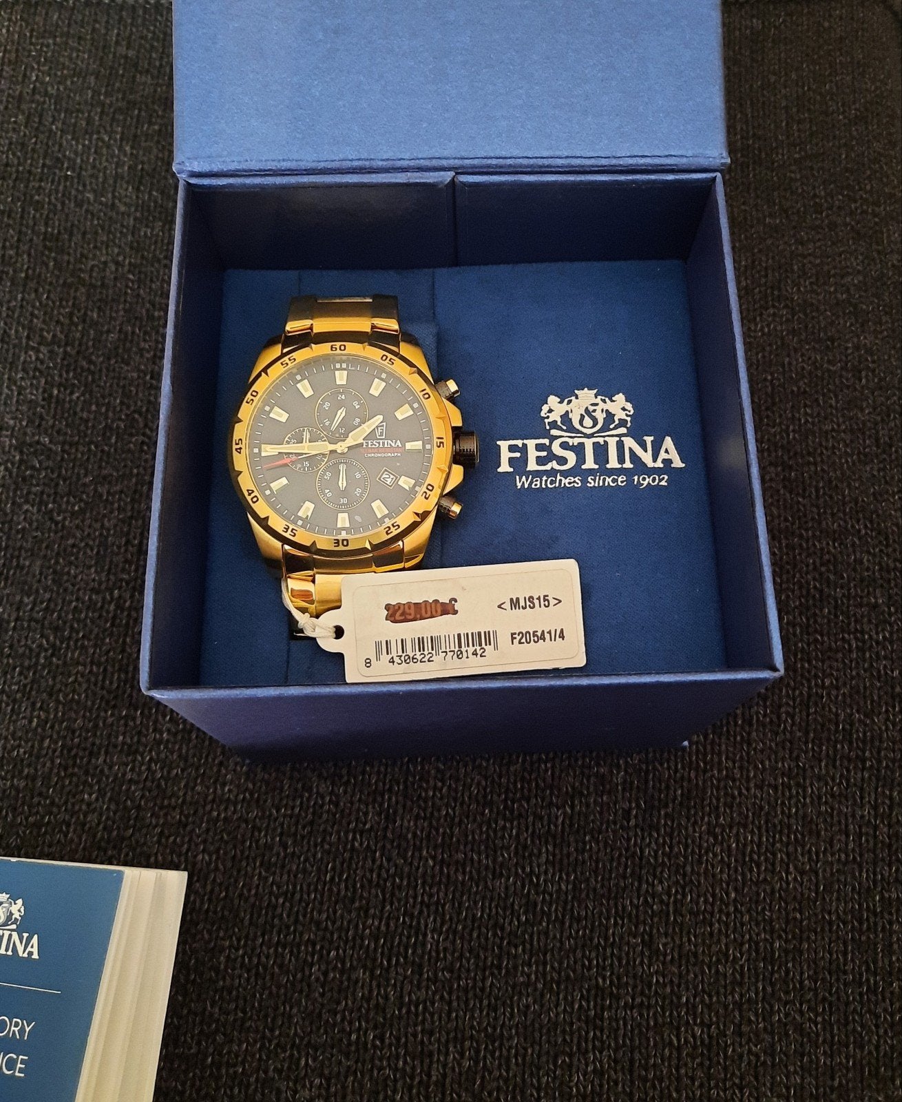 splinternieuwe Festina horloge, Acier, Enlèvement, Acier, Neuf
