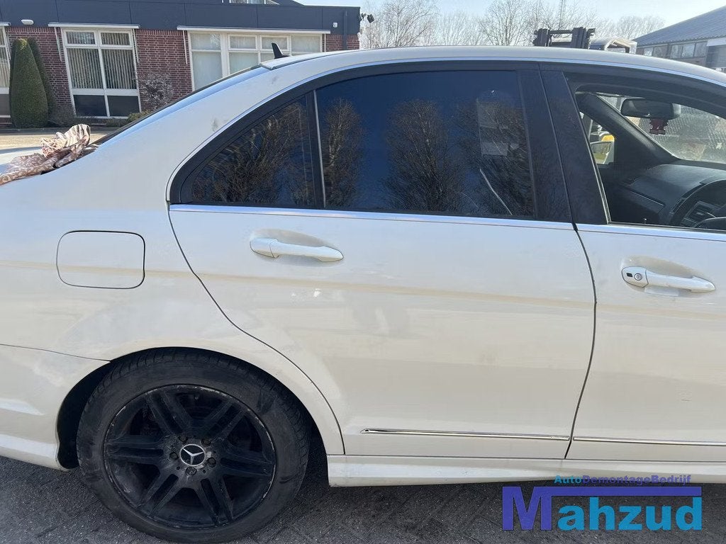MERCEDES C klasse W204 wit C650 rechts achter deur 2008-2011, Auto-onderdelen, Gebruikt, Mercedes-Benz AG, Deur, Mercedes-Benz
