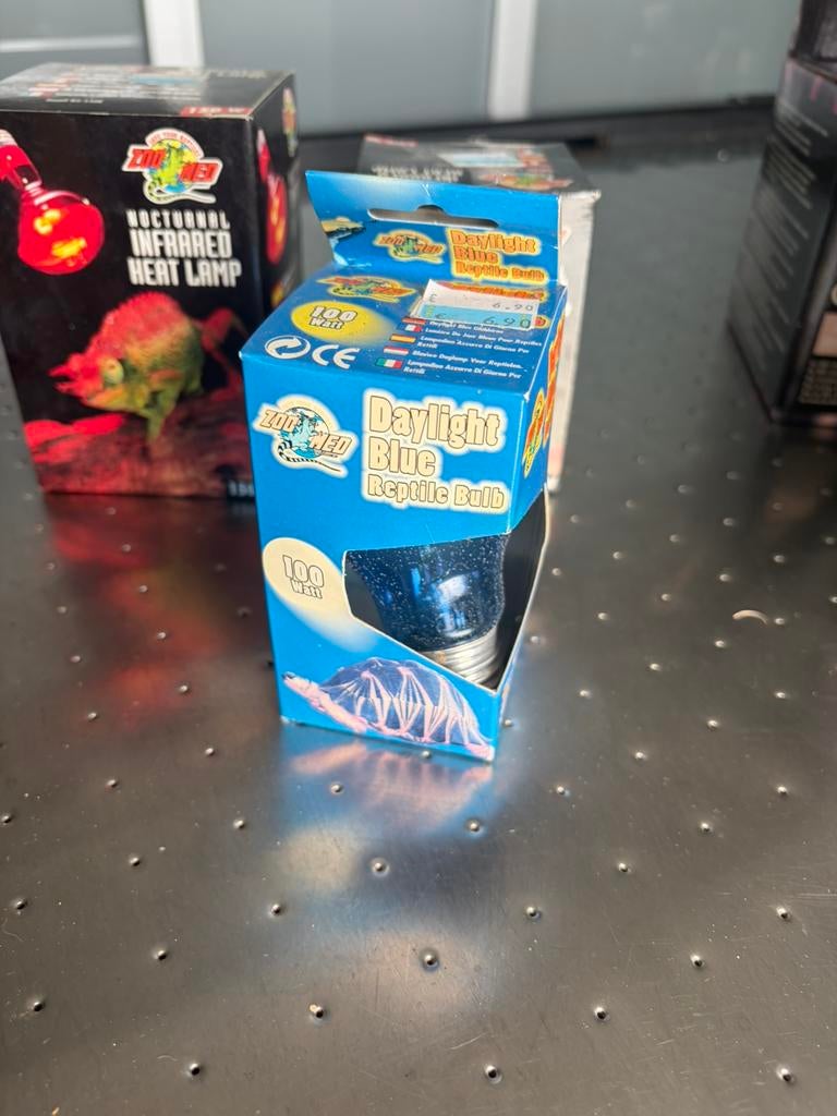 Blauwe daglichtlamp 100 w zoomed nieuw, Ophalen, Zo goed als nieuw
