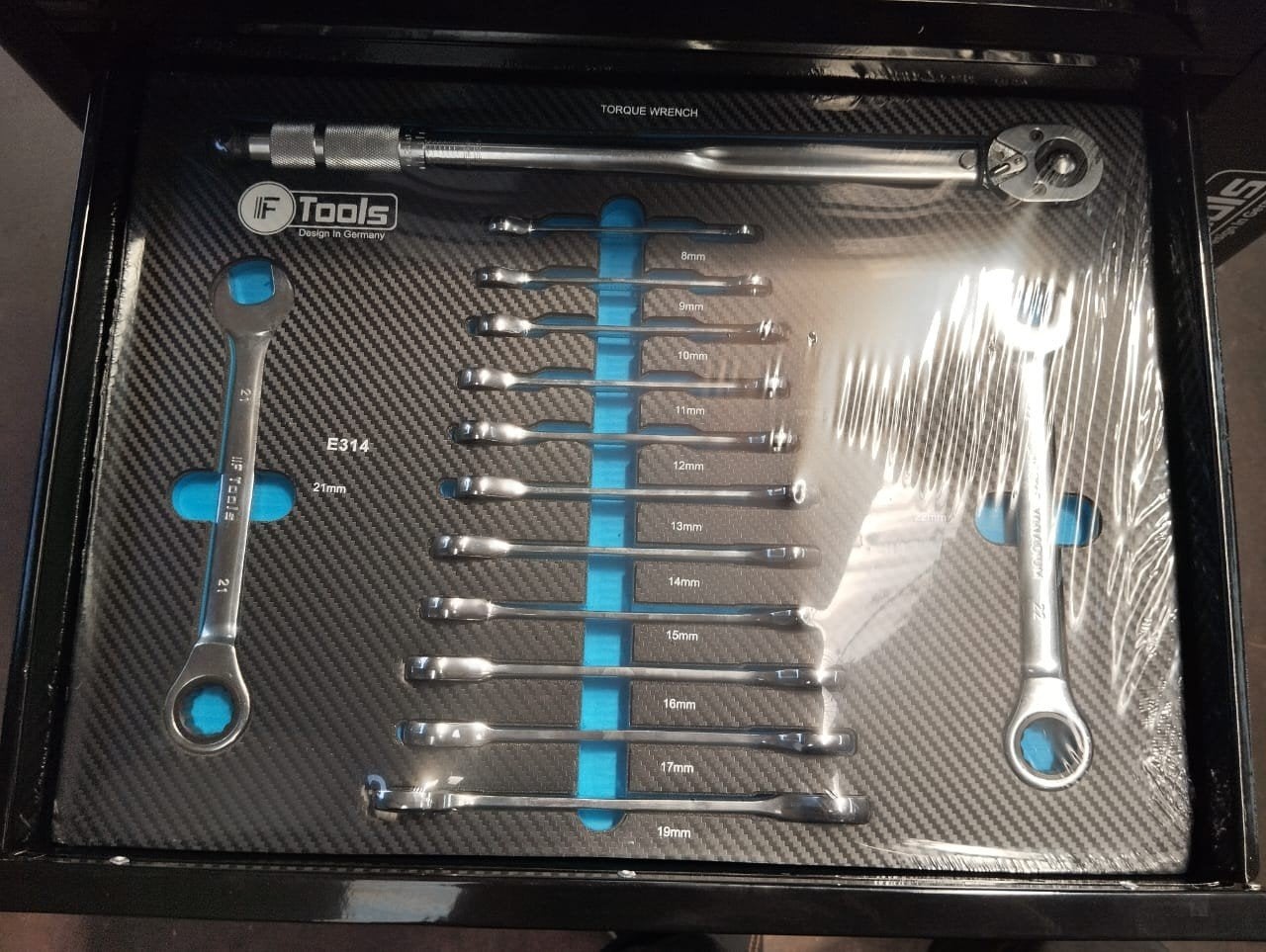 CHARIOT À OUTILS XXL 8 TIROIRS DONT 8 REMPLIS DE CLÉ DYNAMOM, Enlèvement ou Envoi