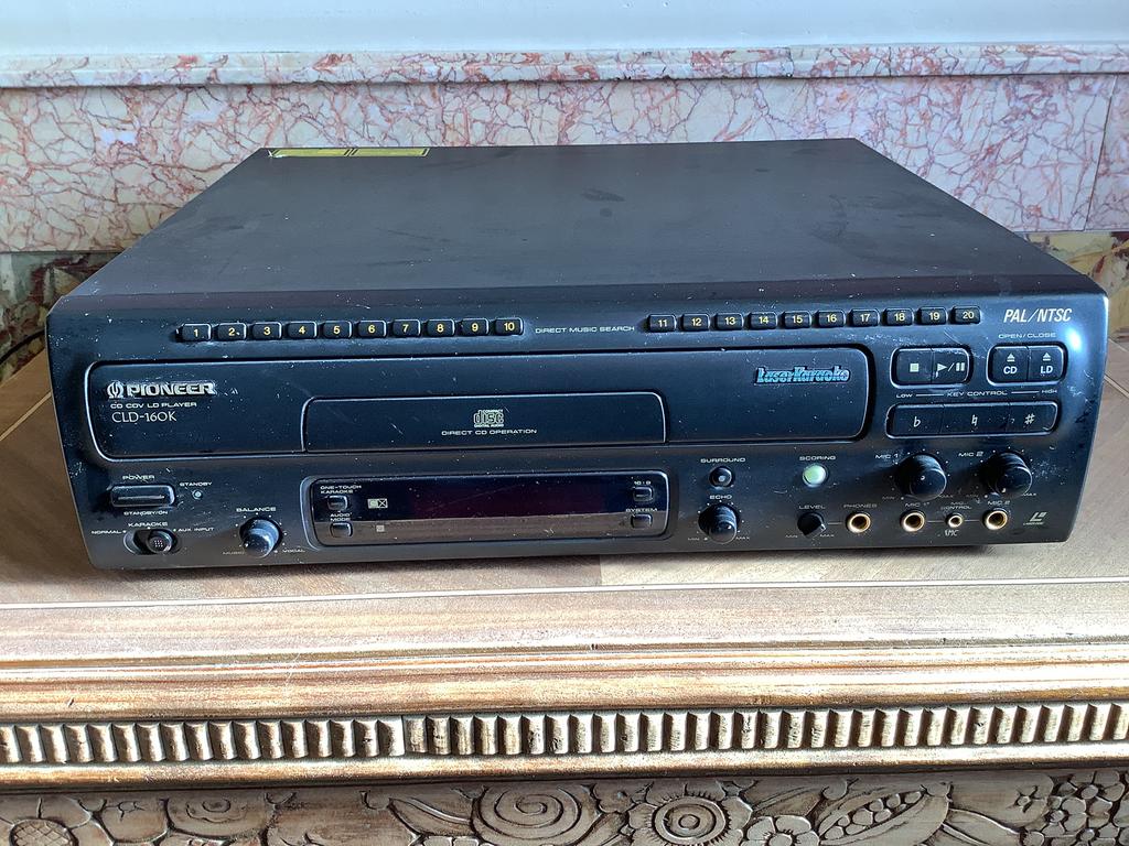 Pioneer CLD-160K LaserDisc / CD Karaoke speler, Ophalen, Zo goed als nieuw, Pioneer