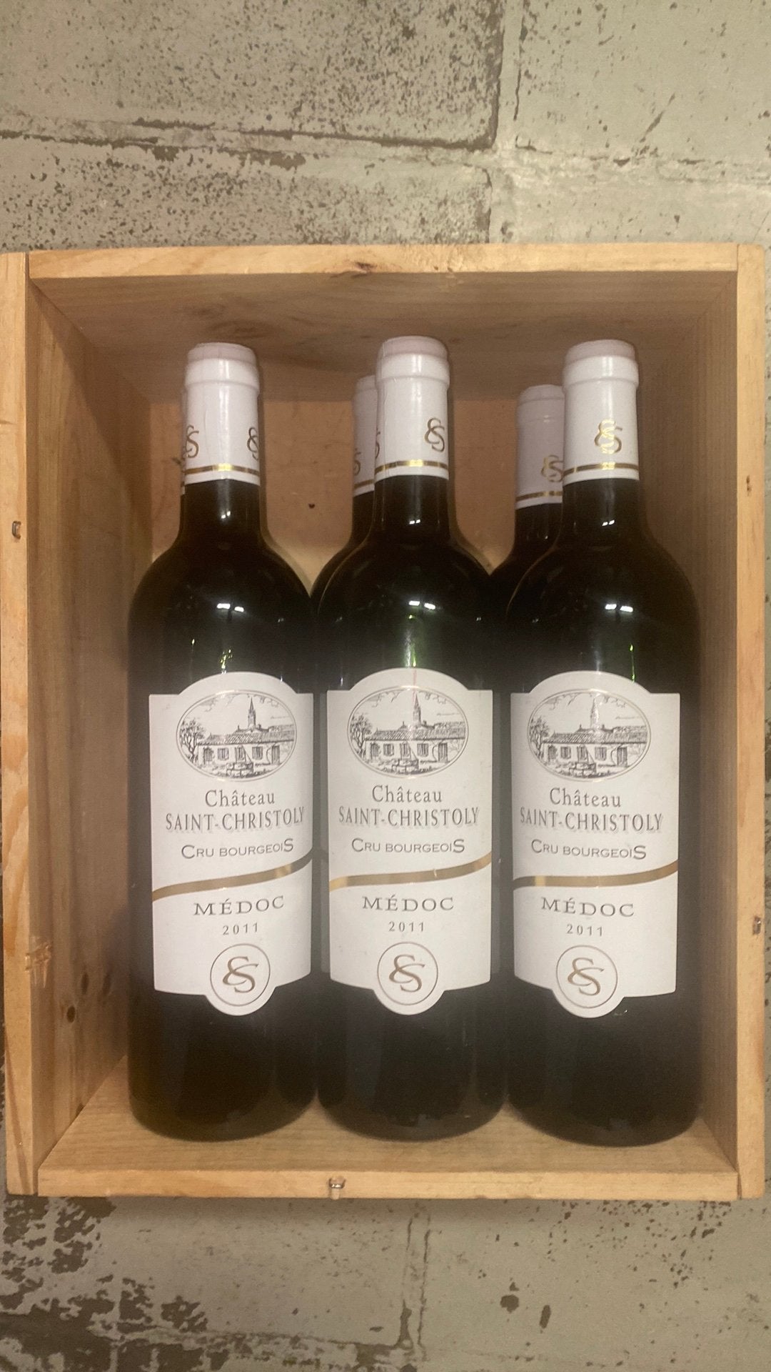 Chateau Saint-christoly , medoc 2011, Collections, Vins, Neuf, Enlèvement ou Envoi, Pleine, Vin rouge
