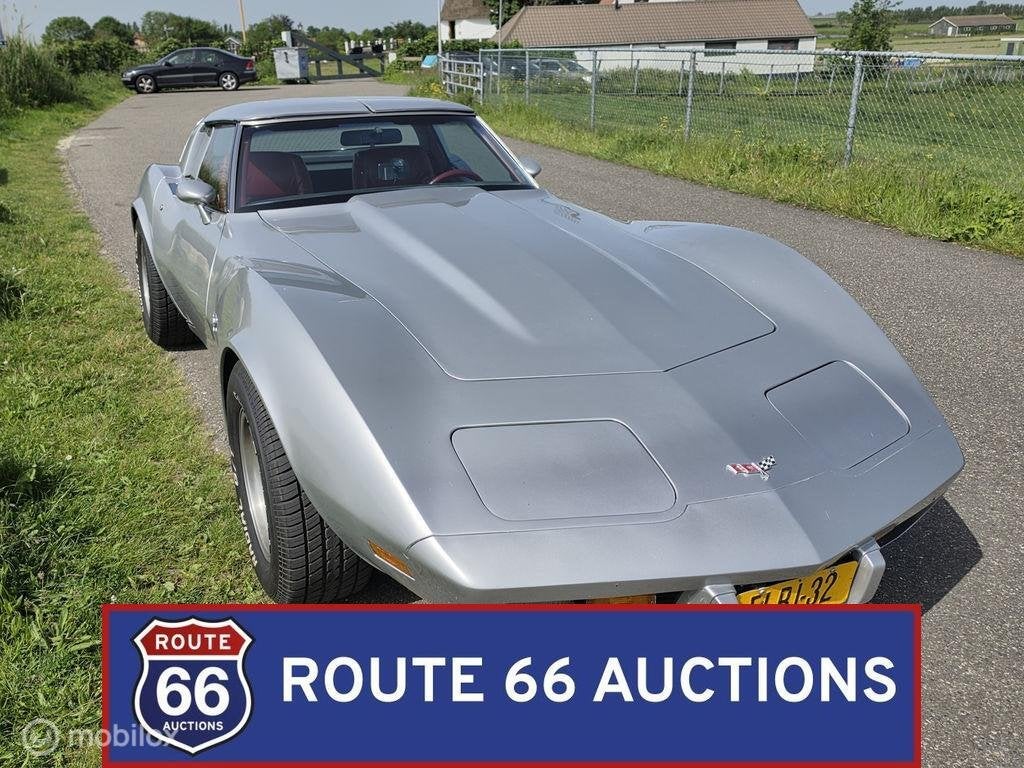 Chevrolet Corvette C3 | 1979 | Route 66 Auctions, Auto's, Chevrolet, Zwart, Bedrijf, Handgeschakeld