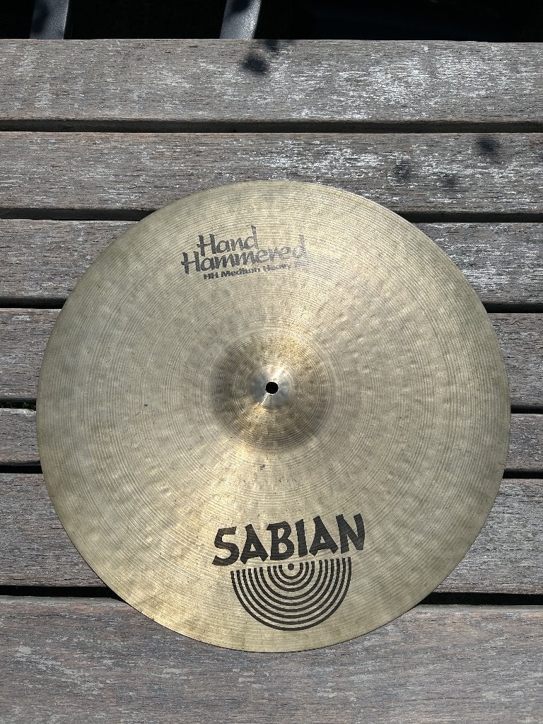 Sabian hand hammered medium heavy ride 20", Musique & Instruments, Batteries & Percussions, Enlèvement ou Envoi, Utilisé, Autres marques