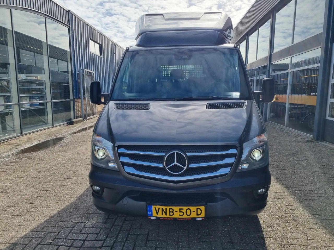 Mercedes-Benz Sprinter 319 CDI 3.0 V6 Open laadbak DC 7 Zits, Autos, Argent ou Gris, Achat, 2987 cm³, Entreprise