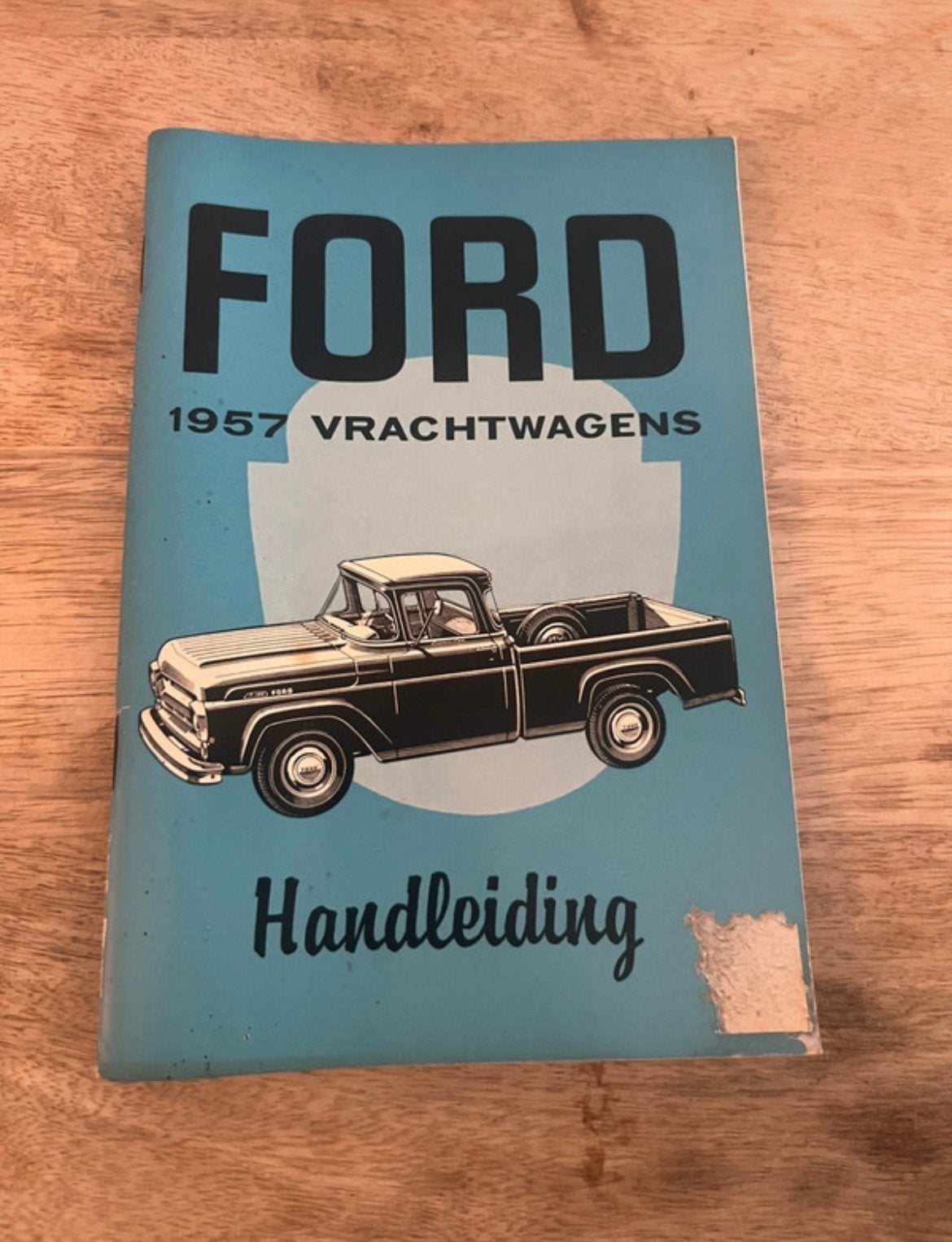 Manuel du pick-up Ford 1957, Enlèvement ou Envoi
