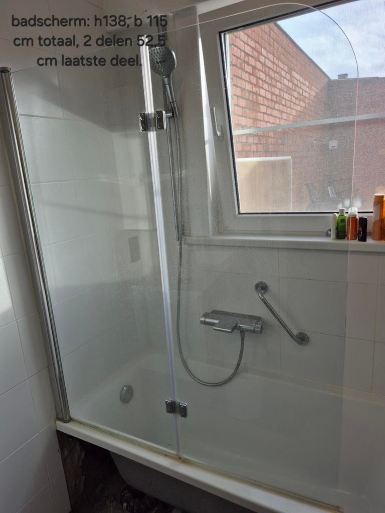 Douche/  bad scherm, Ophalen