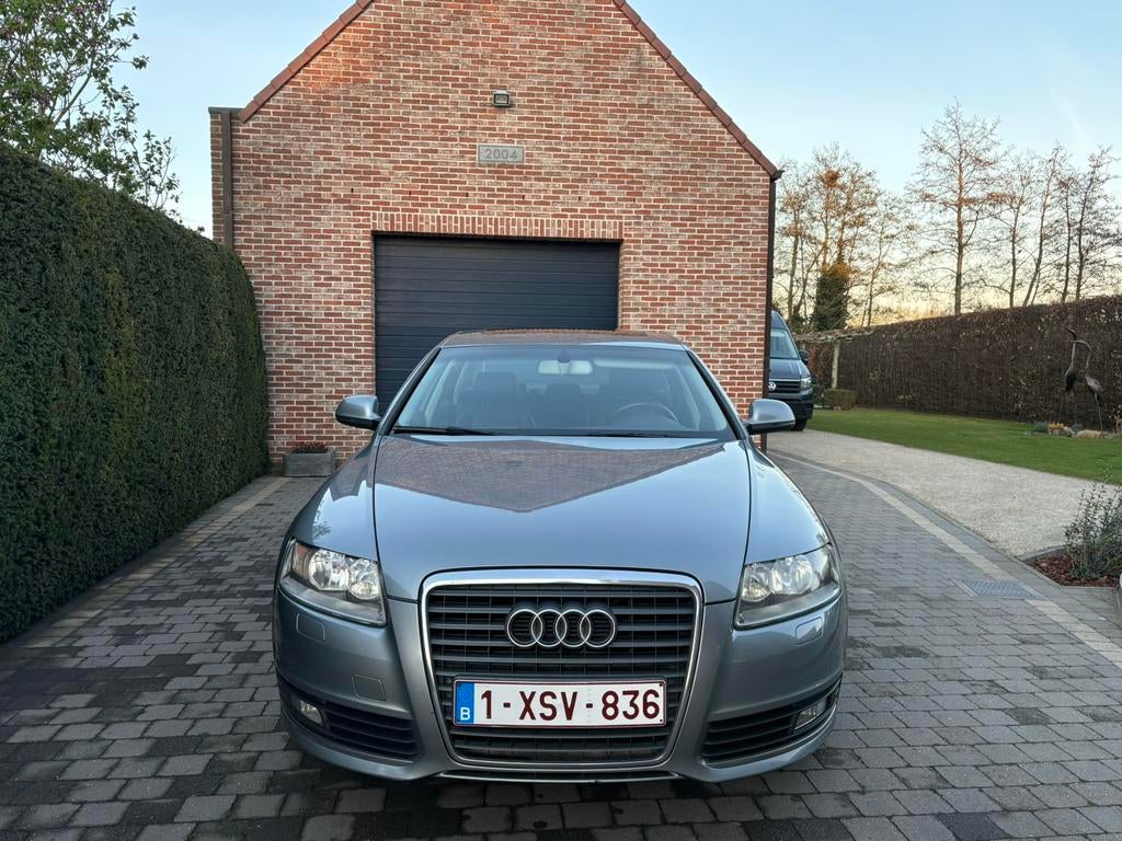 Audi A6 2.7 TDi V6 DPF Multitronic, Auto's, Audi, Automaat, Euro 5, Zwart, Leder