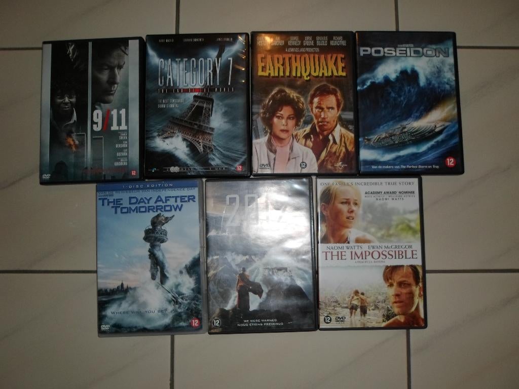 dvd's rampenfilms, CD & DVD, DVD | Action, Enlèvement, Comme neuf, Autres genres