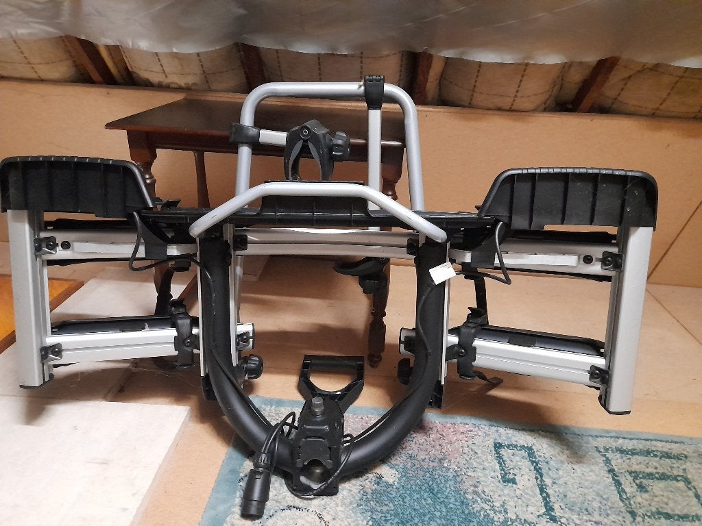 Fietsendrager auto, Ophalen, 2 fietsen, Zo goed als nieuw, Trekhaakdrager