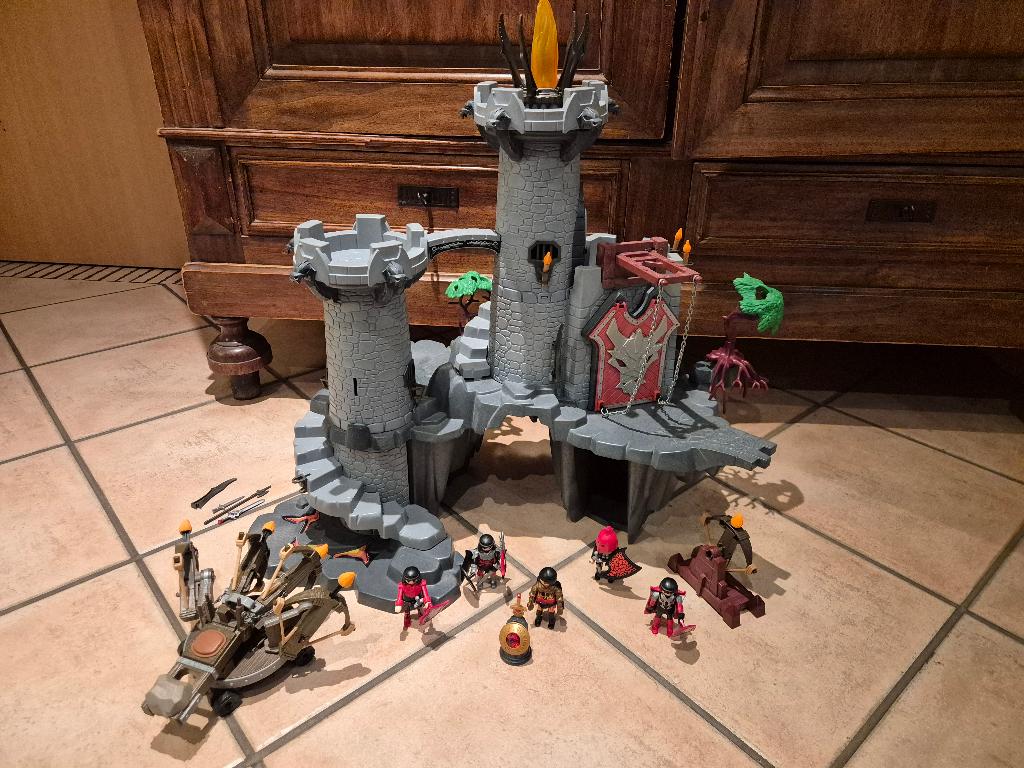 Playmobil Kasteel Citadel van de Rode Draak, Ophalen of Verzenden, Gebruikt, Los Playmobil
