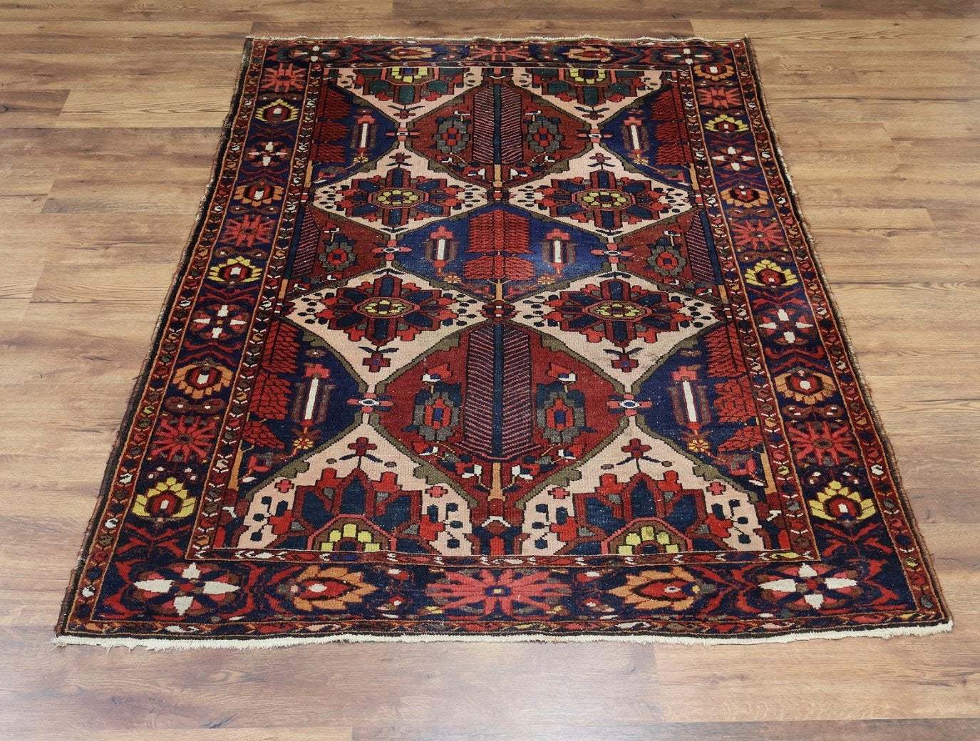 Tapis ancien Bachtiar 140 x 200, Enlèvement, Utilisé