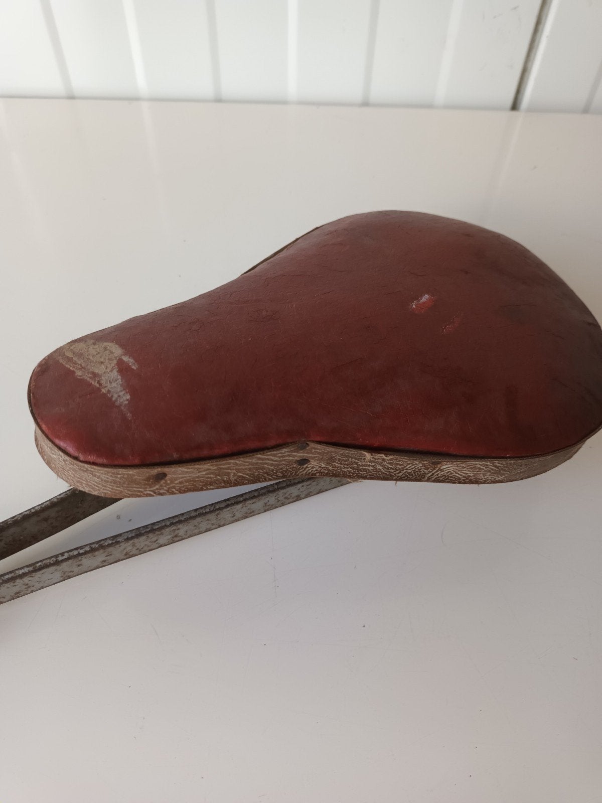 Vintage bijrijders zadel, Ophalen of Verzenden