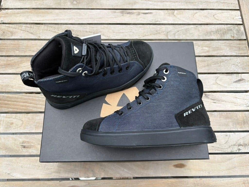 REV'IT! bottines Delta H2O Bleu foncé - Noir, REV'IT!, Neuf, avec ticket, Bottes, Femmes