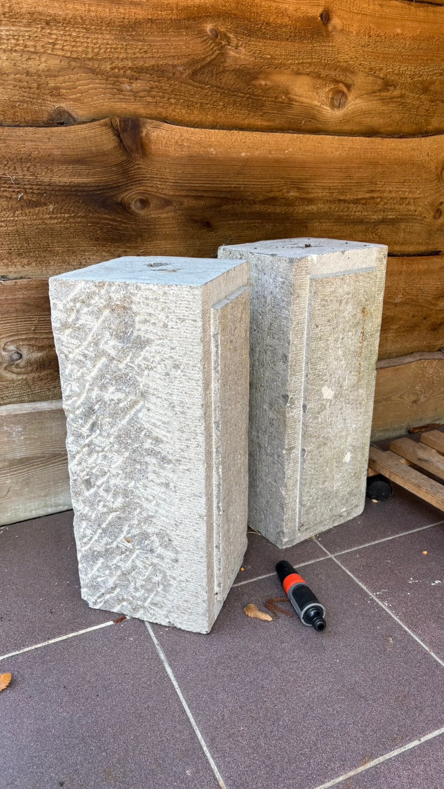 Arduinen pilaren, leuk voor restauratie, Tuin en Terras, Bloembakken en Plantenbakken, Ophalen, Gebruikt