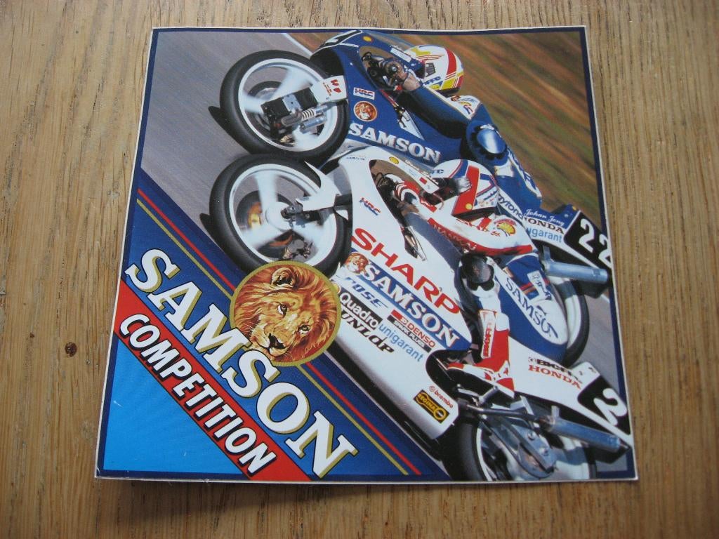 Sticker Samson Competition Motoren Moto's, Ophalen, Nieuw, Sport